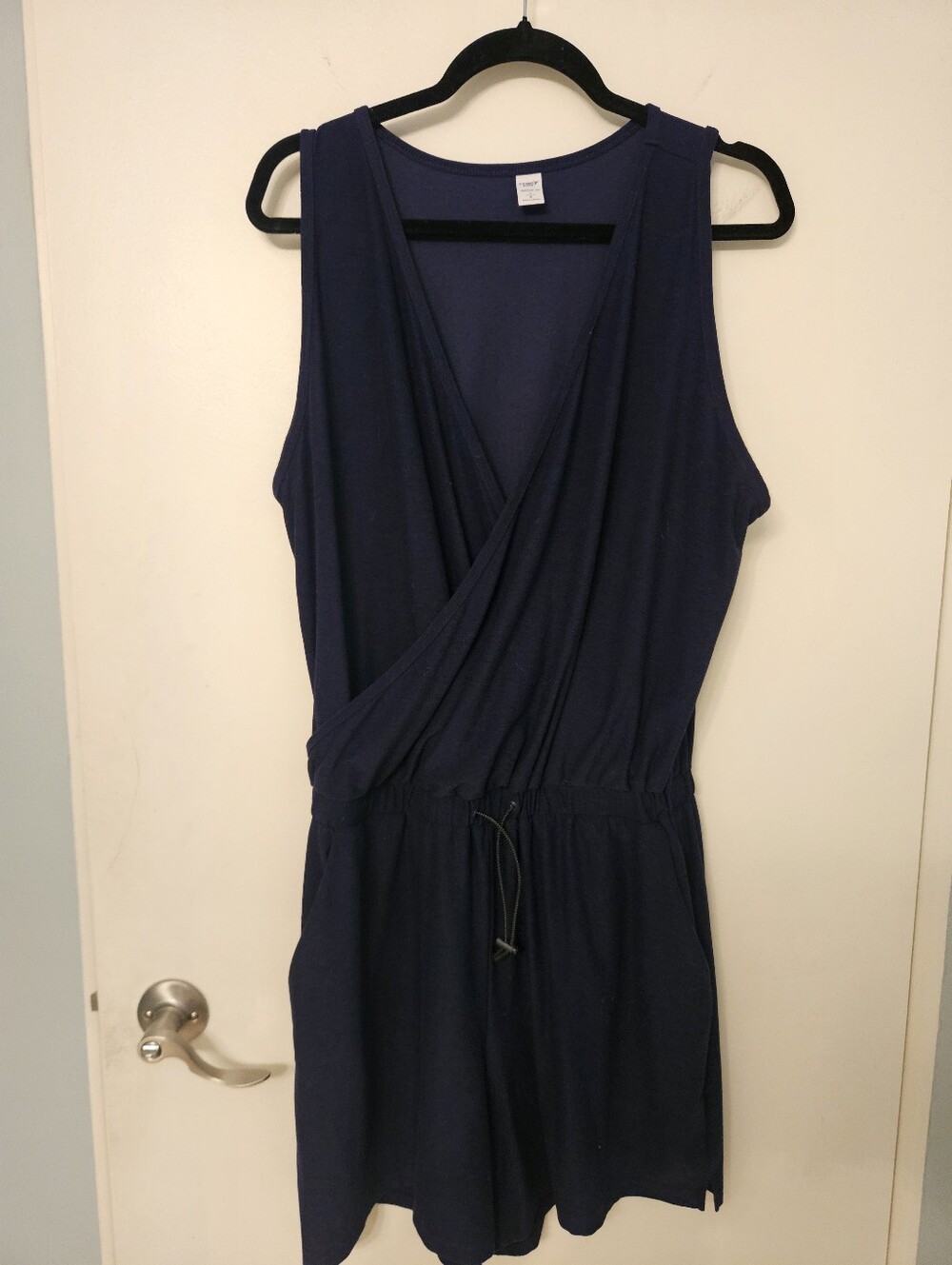 Navy Athletic Romper